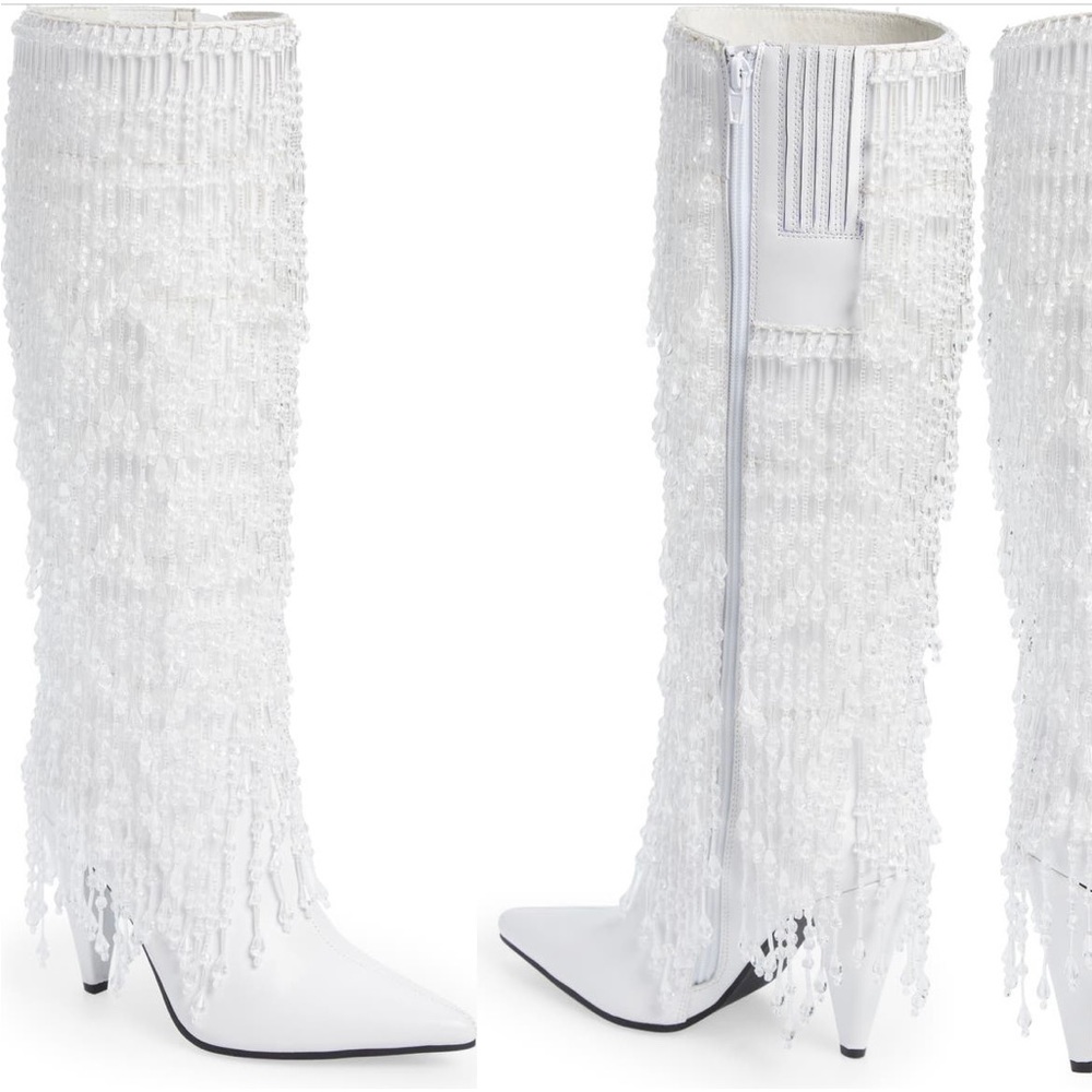Jeffrey Campbell White Boots